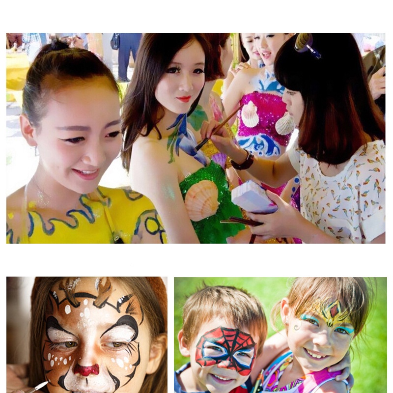 Bảng 12 Màu Sơn Dầu Trang Điểm Mặt Và Cơ Thể Hóa Trang Halloween | BigBuy360 - bigbuy360.vn