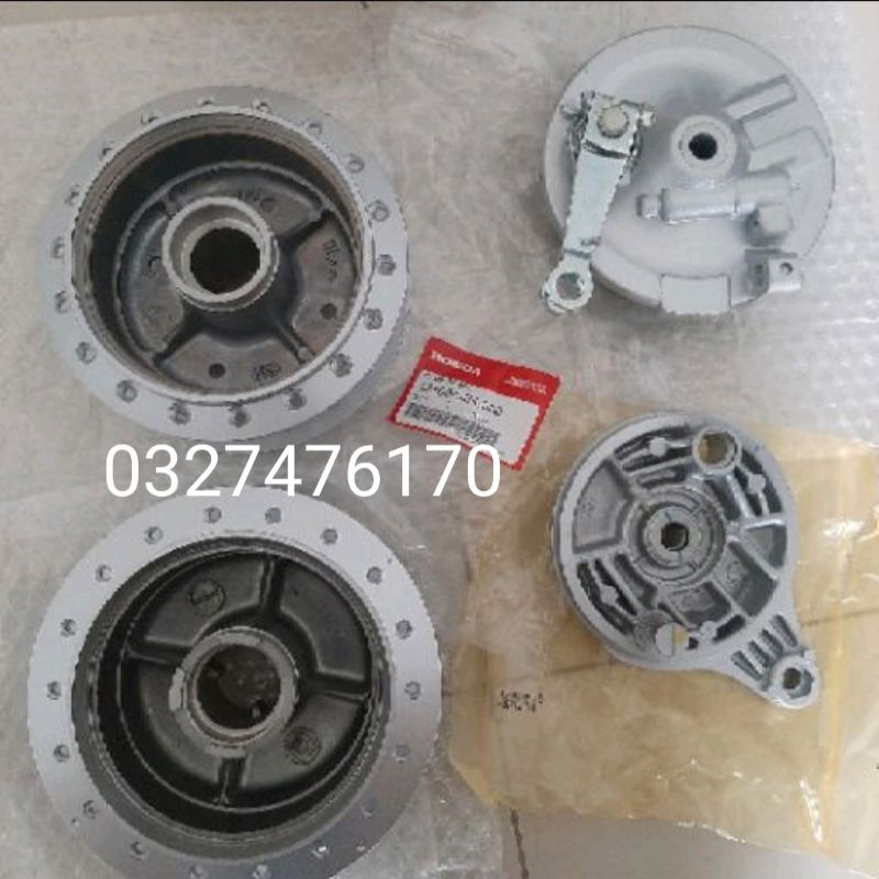 Bộ bát má đùm, moay ơ trước sau xe DREAM thái zin honda