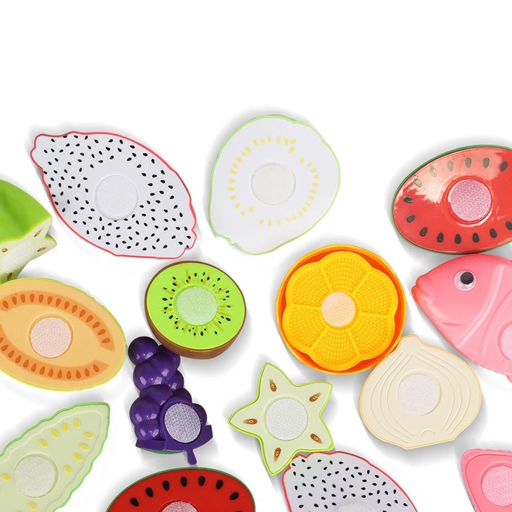 Bộ đồ chơi cắt rau củ quả bằng nhựa cho bé