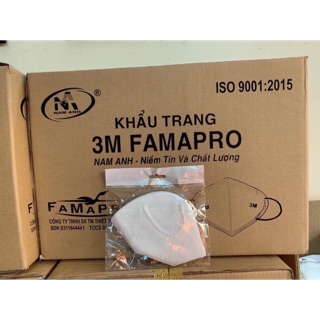Bịch 5 cái - khẩu trang 3 m chính hãng