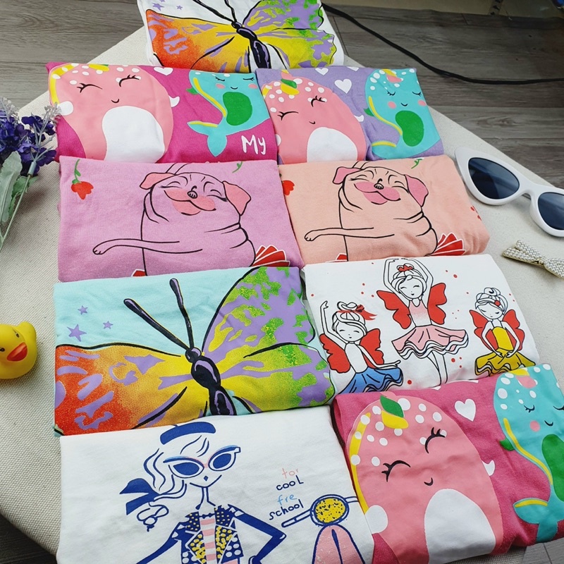 Bộ Cotton Bé Gái 10-25kg, Bộ Quần Áo Bé Gái Cotton