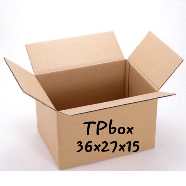 Hộp giấy carton size 36x27x15cm - Bộ 20 Hộp đóng hàng