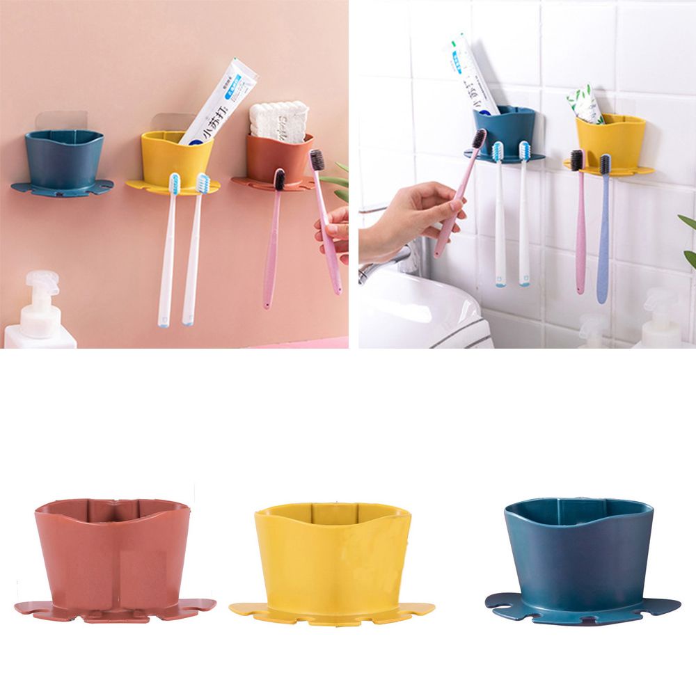 Giá đỡ bàn chải kem đánh răng gắn tường tiện lợi