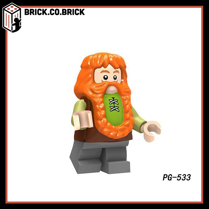 Lego Lord of the Rings Đồ chơi Lắp ráp Chúa tễ những chiếc nhẫn Xếp hình Lính trung cổ Hobbit PG8149