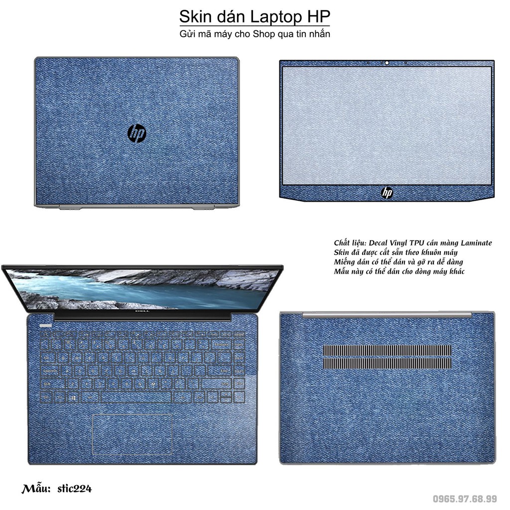 Skin dán Laptop HP in hình Hoa văn sticker _nhiều mẫu 36 (inbox mã máy cho Shop)