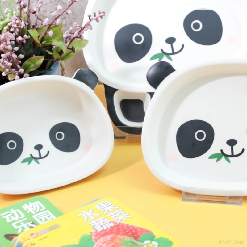Bát Ăn Bằng Sợi Tre Hình Gấu Trúc Sáng Tạo Cho Trẻ Em