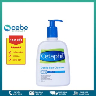 [CTY] Sữa rửa mặt dưỡng ẩm Cetaphil Gentle Skin Cleanser Face & Body (500mL)