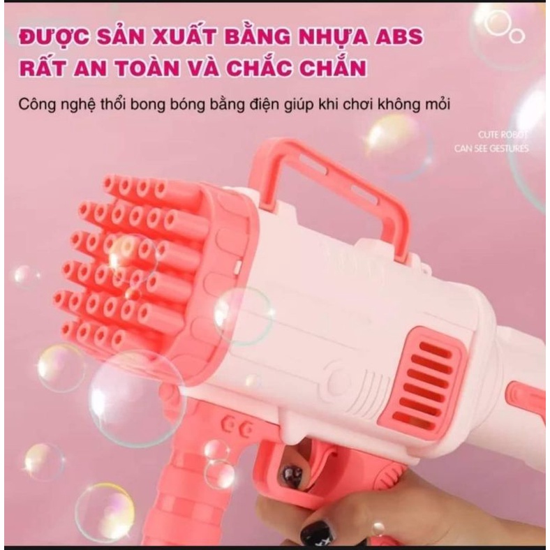 Súng bong bóng xà phòng 32 nòng