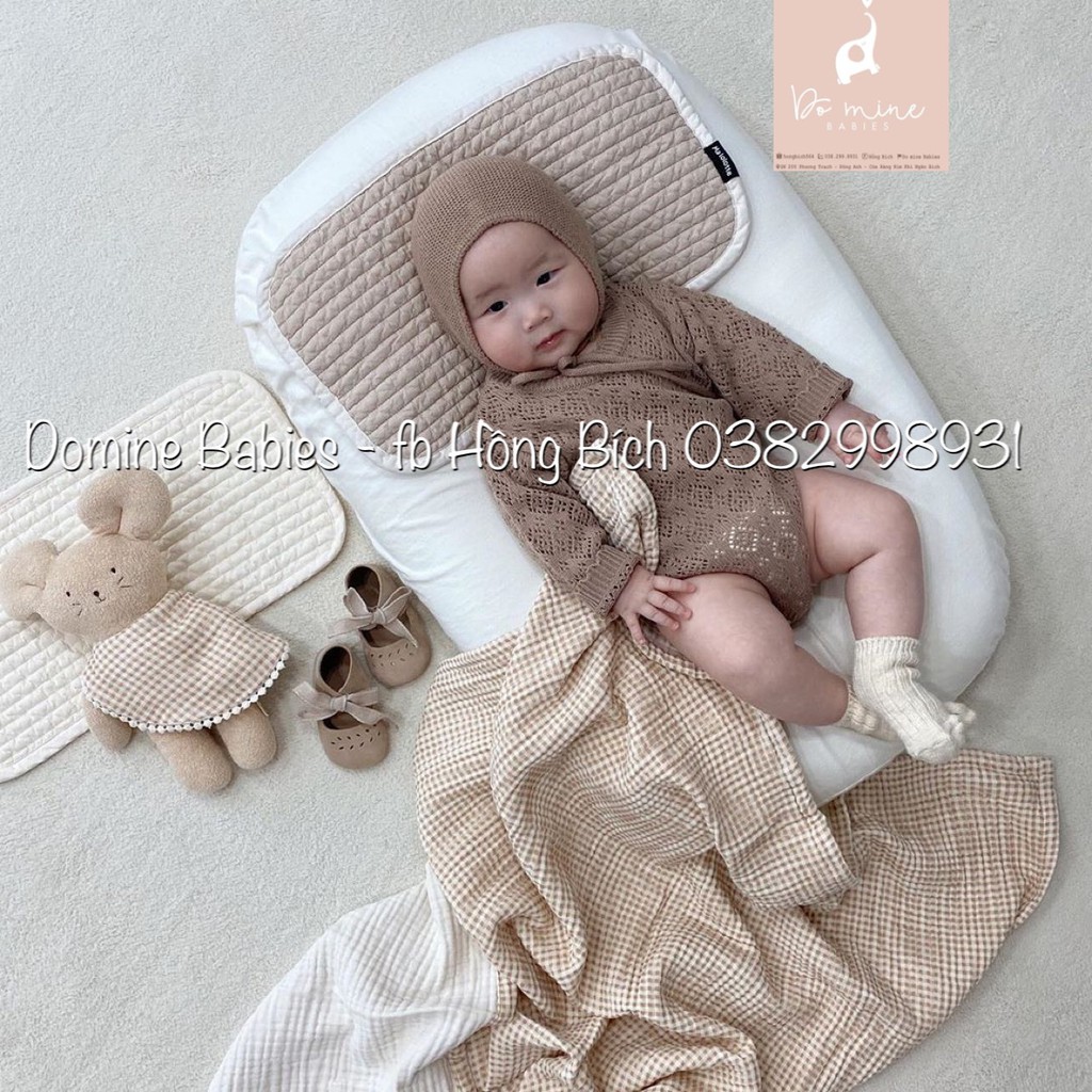 ( Bé ngủ ) Lót Gối , gối sơ sinh thêu phiên bản hàn quốc giành em bé trai , bé gái có sẵn tại Domine