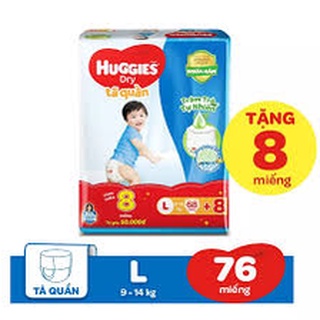 Tã quần huggies tràm trà mới m74,l68/xl62/xxl56
