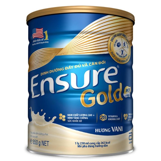 Sữa bột Abbot Ensure Gold 850gr