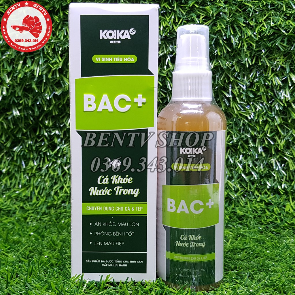 Vi Sinh Tiêu Hóa BAC+ - Giúp Cá Khỏe Nước Trong