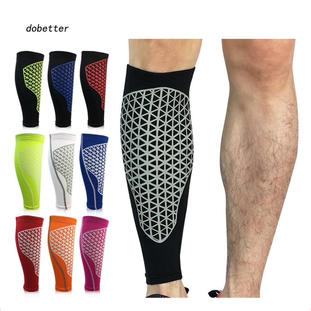 1 Vớ Nén Bắp Chân Hỗ Trợ Chạy Bộ / Đạp Xe Thể Thao Unisex