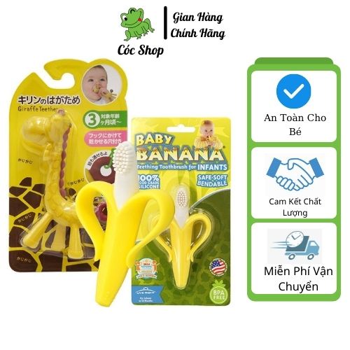 Đồ Gặm Nướu Hươu Chuối Cho Bé Cóc Shop