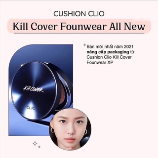 Phấn Nước Clio Kill Cover Founwear SPF 50+ PA++++ Kèm Lõi Cushion Clio Kill Cover Founwear