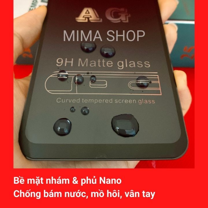 Kính cường lực Chống vân tay Oppo Reno 2/2F/3/4/5//6/6z/7/7z/7 Pro/8/8Z/8 Pro 4G 5G Màn nhám chống trầy tặng kèm bộ dán