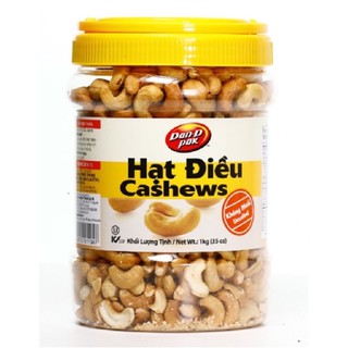 Hạt điều không muối 1kg Dan D Pak