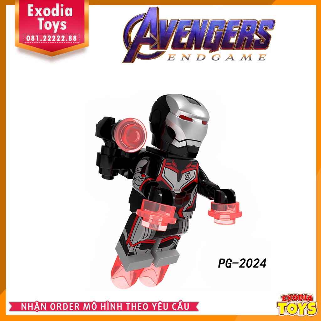 Xếp hình Marvel Minifigure Nhân vật siêu anh hùng Avengers Endgame- Đồ Chơi Lắp Ghép Sáng Tạo - POGO PG8232
