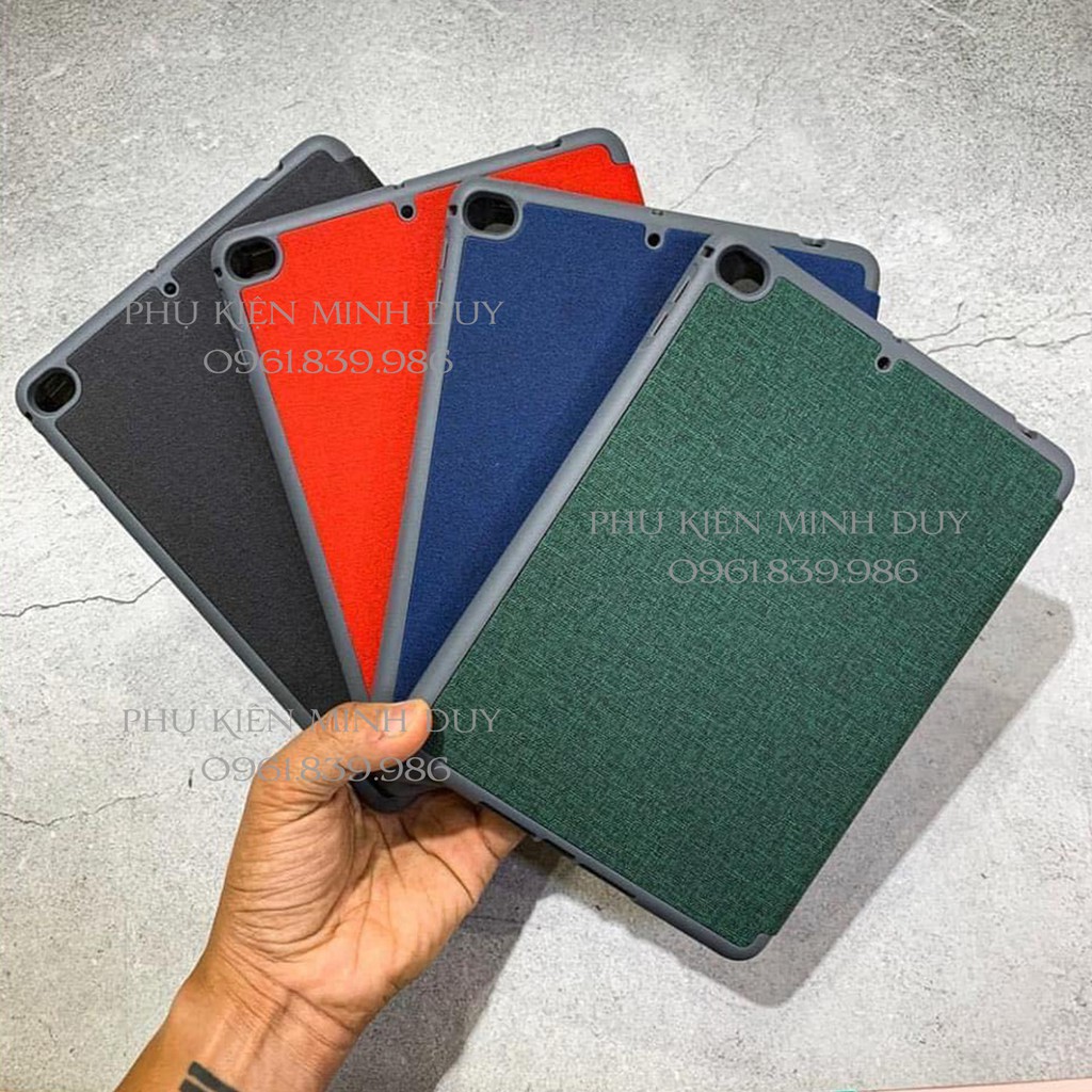 (Đã có Ipad 10.8' 2020) Bao da Mutural có khay để bút cho Ipad Mini 5, 9.7’ (ipad 5/6/7/8/2018), 10.2' 10.5’ 11’ 12.9’ ❤ | BigBuy360 - bigbuy360.vn