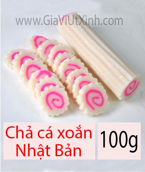 CHẢ CÁ XOẮN NHẬT BẢN 100G - NARUTO MAKI