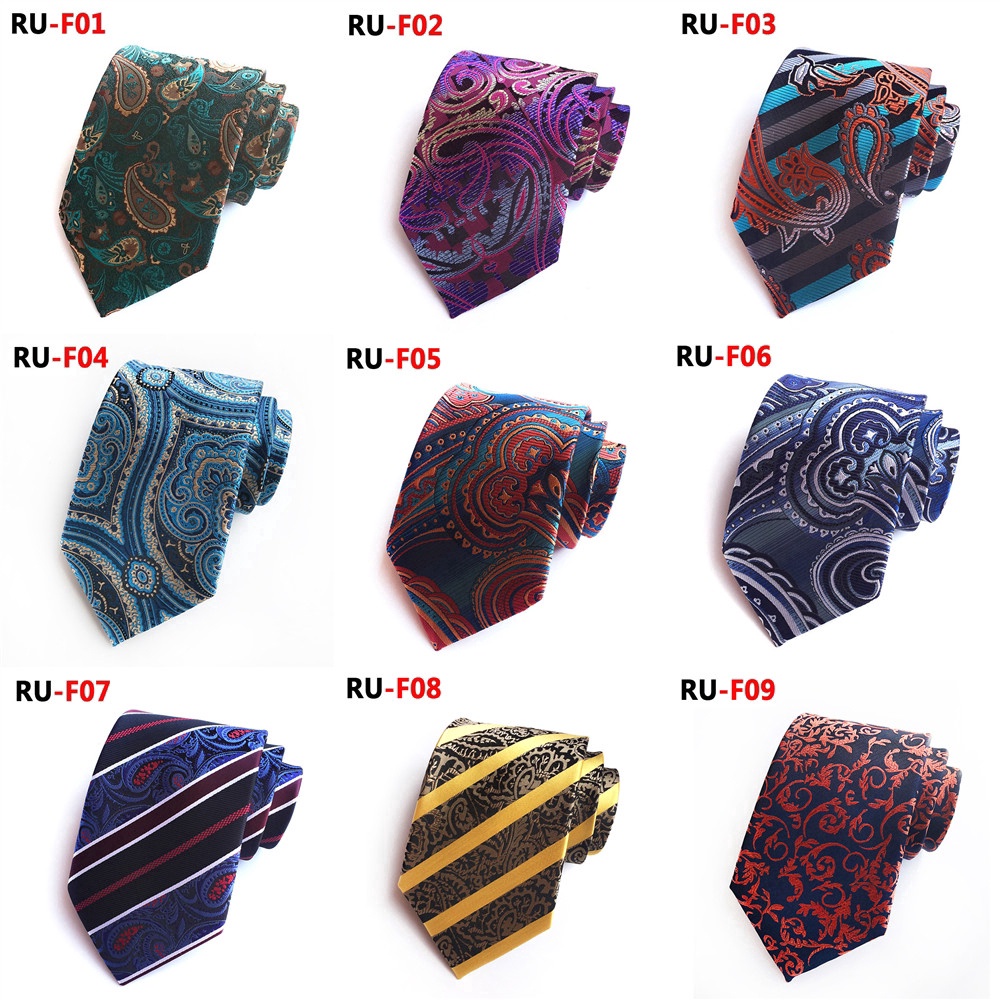 Cà Vạt Họa Tiết Ca Rô Thời Trang Dành Cho Nam, Bản 8cm