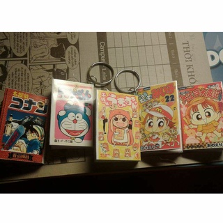 Móc khóa hình sách truyện mini handmade (Vui lòng đọc mô tả)