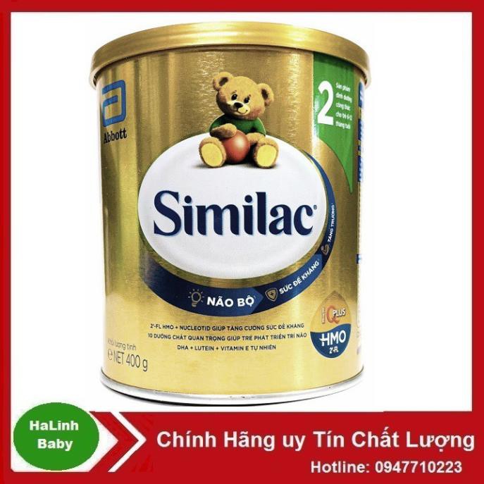 Sữa Similac IQ Plus HMO 1,2,3 400g [Mẫu Mới]