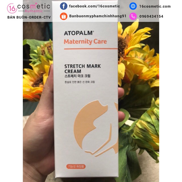 Kem trị rạn da bà bầu hiệu quả ATOPALM Maternity Care Stretch Mark Cream 150ml