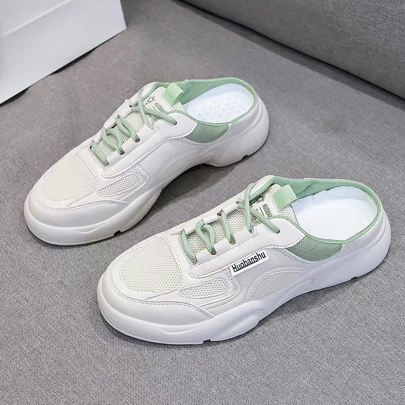 [Mã FAGREEN245 giảm 10% tối đa 30k đơn từ 99k] FREE SHIP- Giày Sục Thể Thao Nữ Độn Đế 5cm Mẫu Mới-Hàng full box | BigBuy360 - bigbuy360.vn