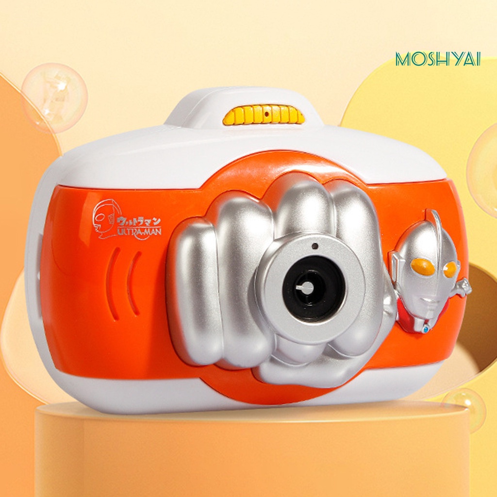 Máy Thổi Bong Bóng Hình Ultraman Bằng Nhựa Có Nhạc Thông Dụng Cho Hoạt Động Ngoài Trời