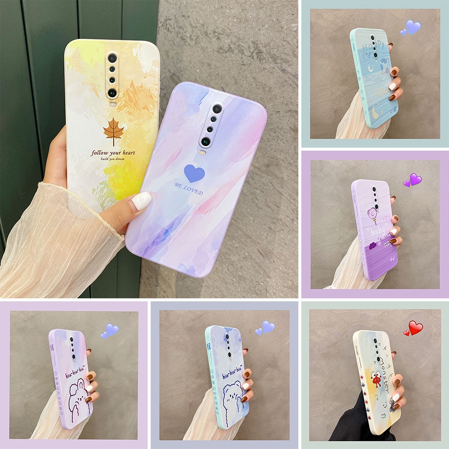 ốp lưng redmi k30 5g Ốp Điện Thoại Silicon In Hình Tranh Sơn Dầu Cho redmi k30 case