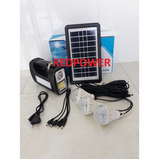 Bộ phát điện năng lượng mặt trời di động mini 3 bóng đèn Led 1W + Sạc điện thoại