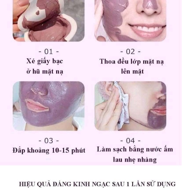 Mặt Nạ Cà Tím Eggplant Dưỡng Trắng Da Giảm Mụn Đầu Đen