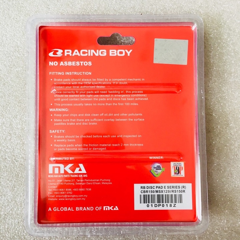 Bố RCB Trước Sau Cho Các Dòng Xe ex135/150/winner/sonic