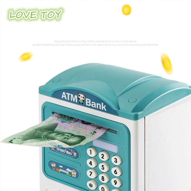 Ống Heo Tiết Kiệm Thông Minh Hình Cây Atm Có Mật Khẩu