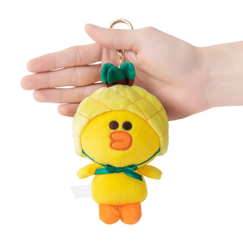 Line Friends Búp Bê Đồ Chơi Hình Gấu Nâu Và Trái Cây Đáng Yêu