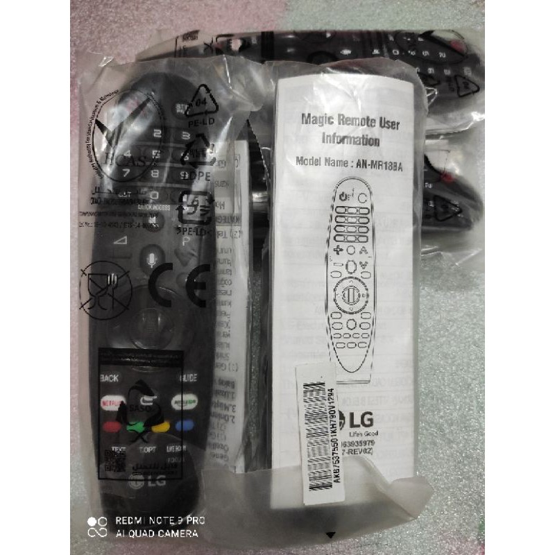 [Chính Hãng] Điều khiển thông minh - Magic remote của Smart tivi LG AN-MR18BA (Tặng kèm pin sịn DURACELL)