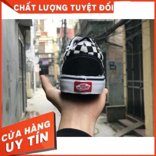 [Hàng Sẵn] 🔥[FULL BOX, TAG] Giày Vans Checkerboad caro đen trắng nam nữ 2020 Cao Cấp [ SL  ib ] 👟 :)) '