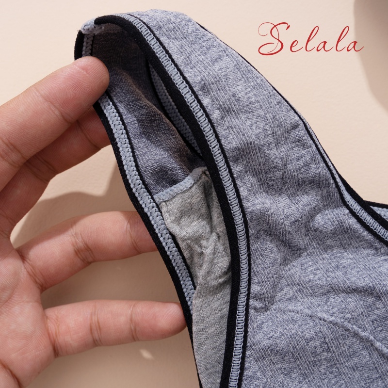 Áo Bra Tập Gym Yoga Selala Cotton Thấm Hút Siêu Tốt, Co Giãn Thoải Mái AGY02