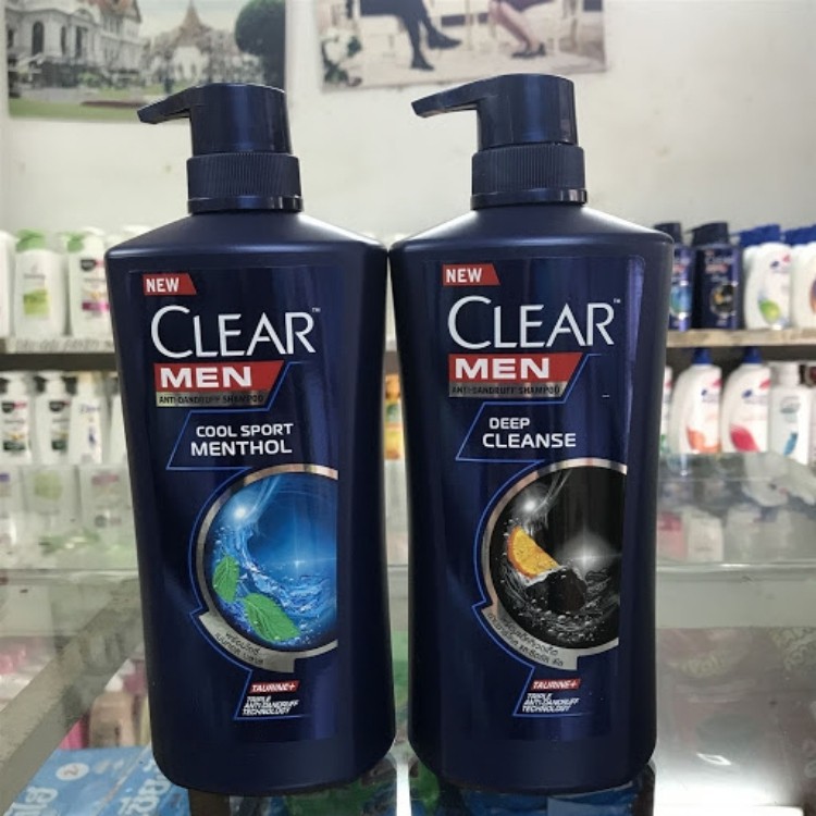 Dầu gội Clear Men sạch gàu và ngăn gàu sạch sâu 900g