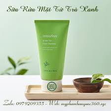 [Chính hãng] Sữa rửa mặt trà xanh Innisfree Green Tea Foam Cleanser 150ml Hàn Quốc .