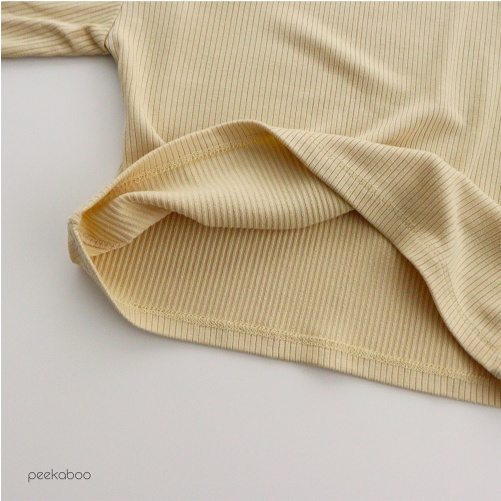 Bộ dài tay thun gân Peekaboo Together - Made in Korea