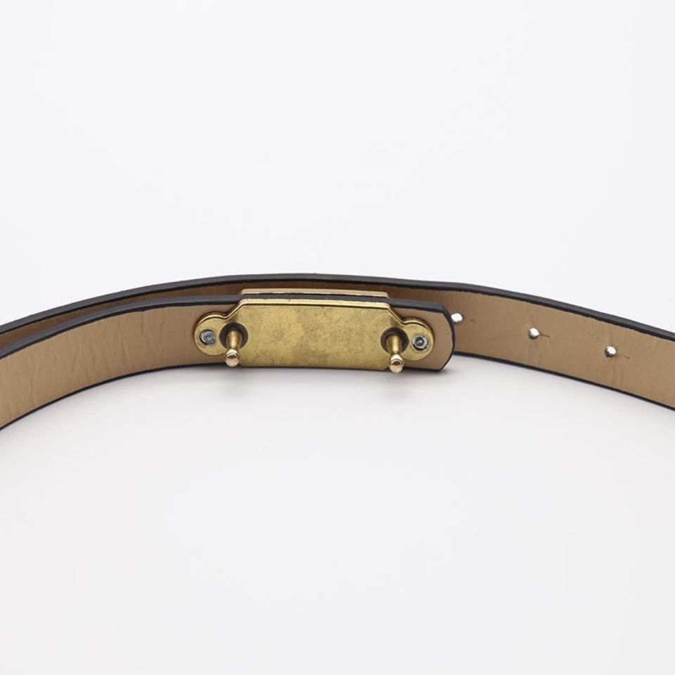 Hàng Có Sẵn! Thắt Lưng Da Bò Thật Burberry Thời Trang