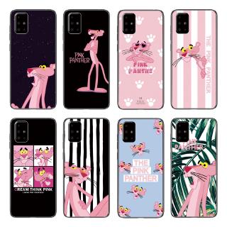 Ốp điện thoại TPU mềm in hình hoạt họa báo hồng cho Samsung Galaxy A71/A51/A41/A31/A21/A11
