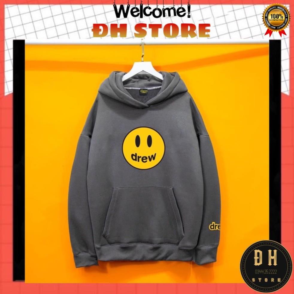 Áo Hoodie Drew House Mặt Cười Mũ 2 Lớp, Áo Nỉ Bông Hoodie Nam Nữ | BigBuy360 - bigbuy360.vn
