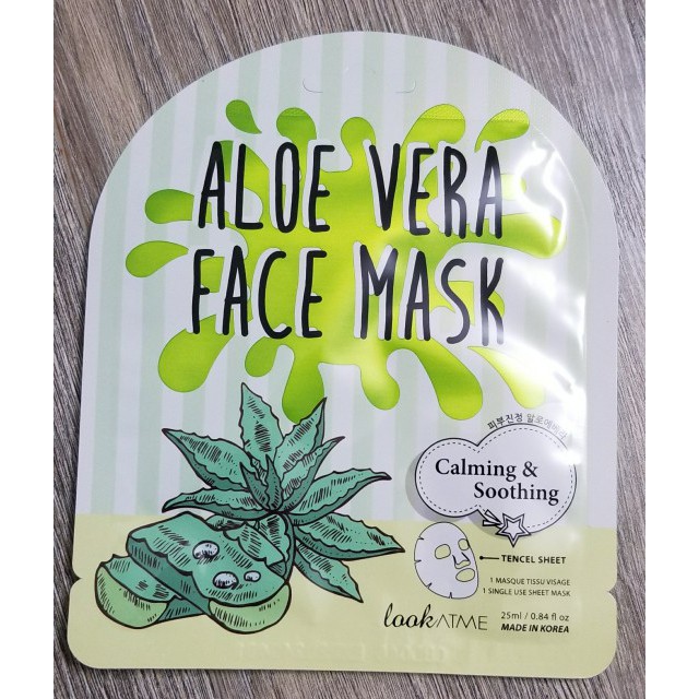 LookATME Mặt Nạ Face Mask #Aloe Vera Làm Dịu Da, Giảm Kích Ứng Từ Lô Hội 25ml