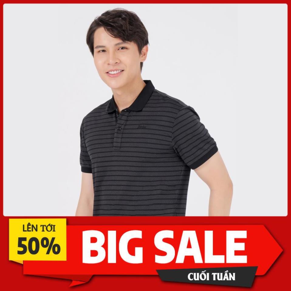 Áo thun nam có cổ dệt sọc vi tính. Chất liệu CVC cao cấp . Mặc thoáng mát. Êm ái trẻ trung.Blentino PL16282 ྇