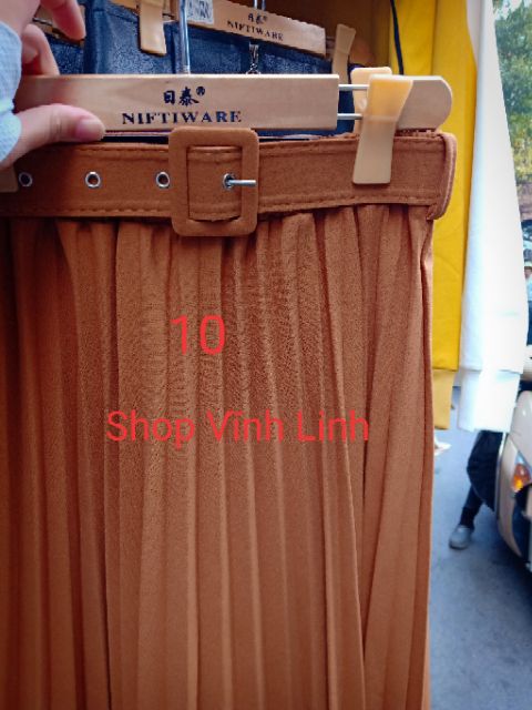 Chân váy xếp ly đai dáng dài( kèm video) | BigBuy360 - bigbuy360.vn