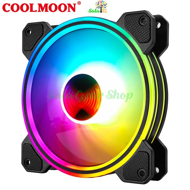 Quạt tản nhiệt Coolmoon M3 - Đồng bộ Hub Coolmoon