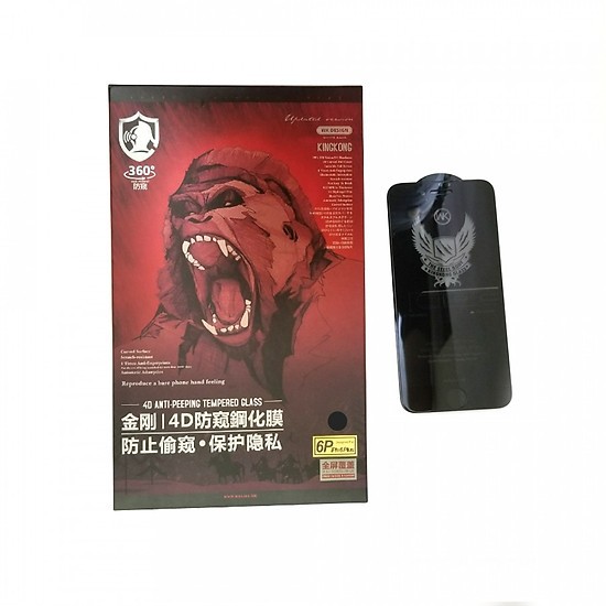 Kính Cường Lực Chống Nhìn Trộm KINGKONG Full Màn Hình IP 15 Pro Max /11/12/13/14 Pro Max/ X/XsMax/Xr